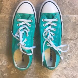 Teal Green Converse All Star